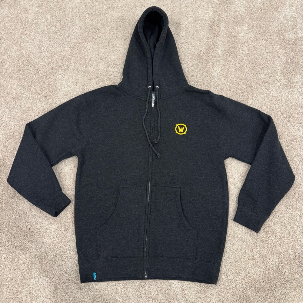 World War Craft Classic Full Zip Hoodie Men Sz Medium